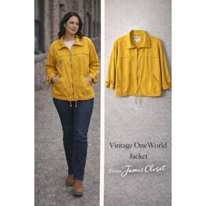 Vintage Jacket - Yellow - One World